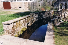 Lavoir du bief, Moulin du Cante